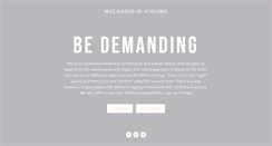 Desktop Screenshot of mclaughlinviolins.com